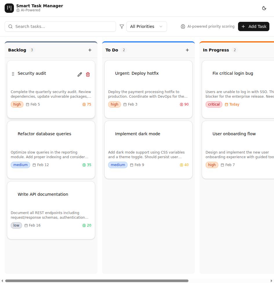 Smart Task Management System